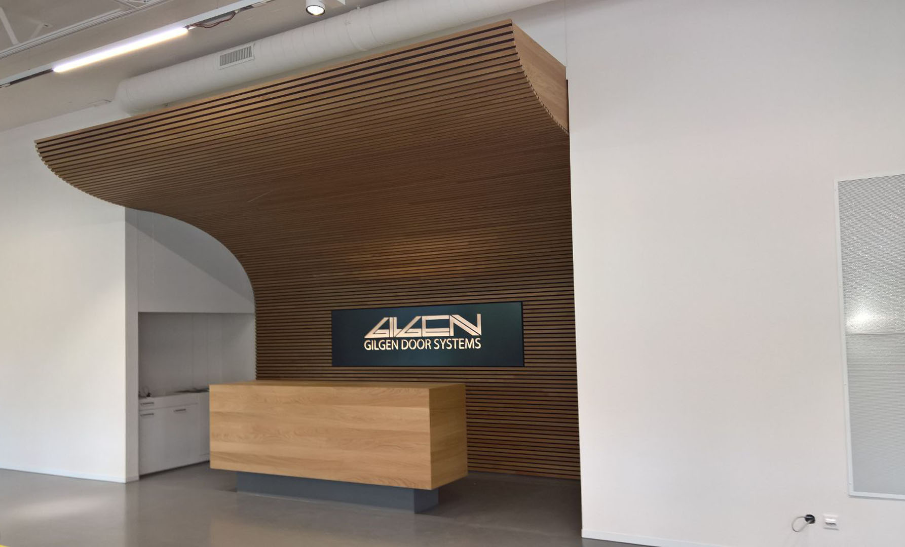 gilgen door systems, innenarchitektur showroom